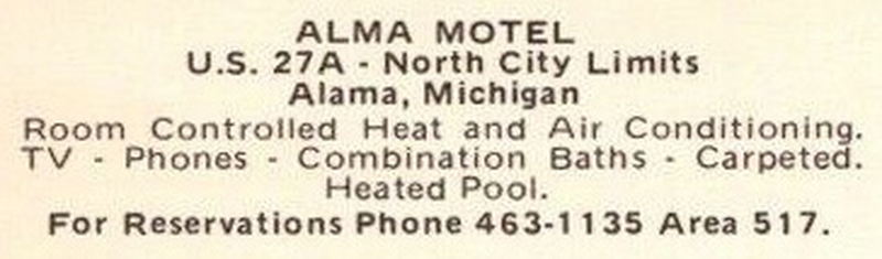 Alma Motel - Postcard (newer photo)